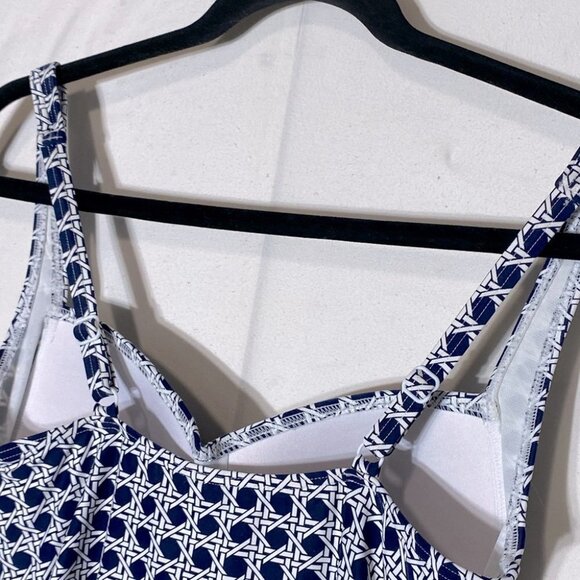 BOND-EYE Australia Navy Blue White Print One Piece Swimsuit XS - Picture 9 of 12